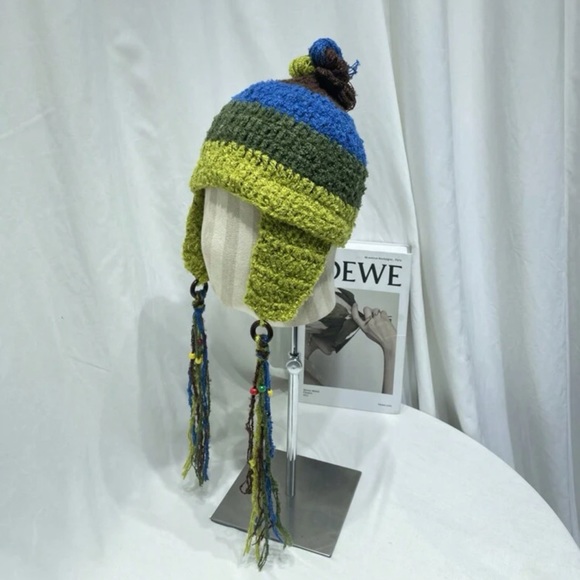 3/50$ Colorful hat / knitted hat - Picture 5 of 12